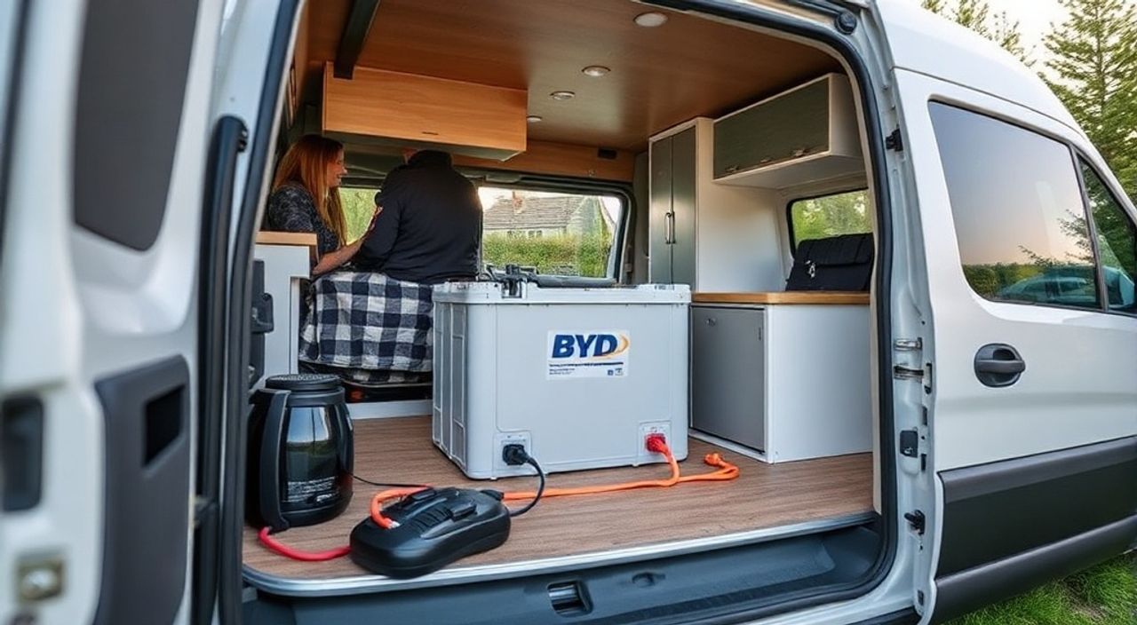 Как установить батарею BYD в жилой фургон — 10 советов