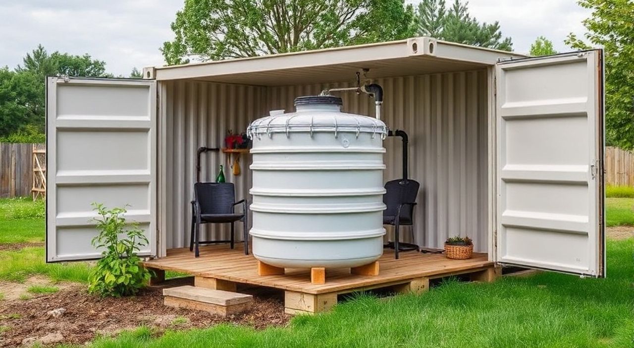 Как установить биореактор Greywater в дом-контейнер 40ft — 15 советов