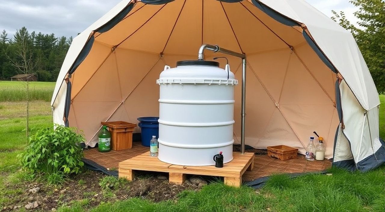 Как установить биореактор Greywater в Glamping dome — 15 советов
