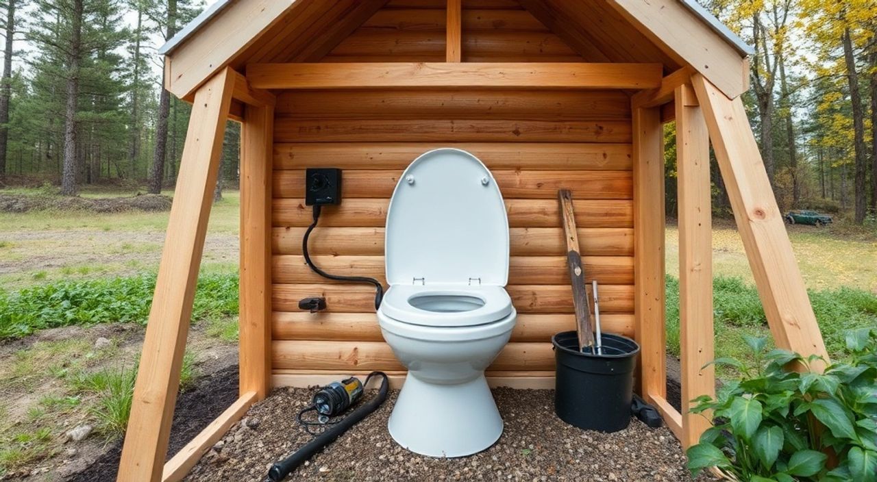 Как установить биотуалет в A-frame мини-дом — 10 советов
