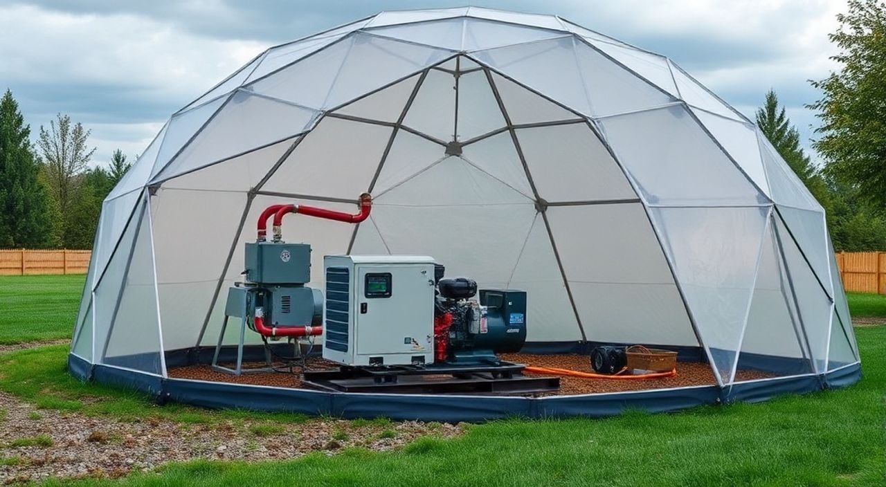 Как установить дизель-генератор в geo-dome — 10 советов