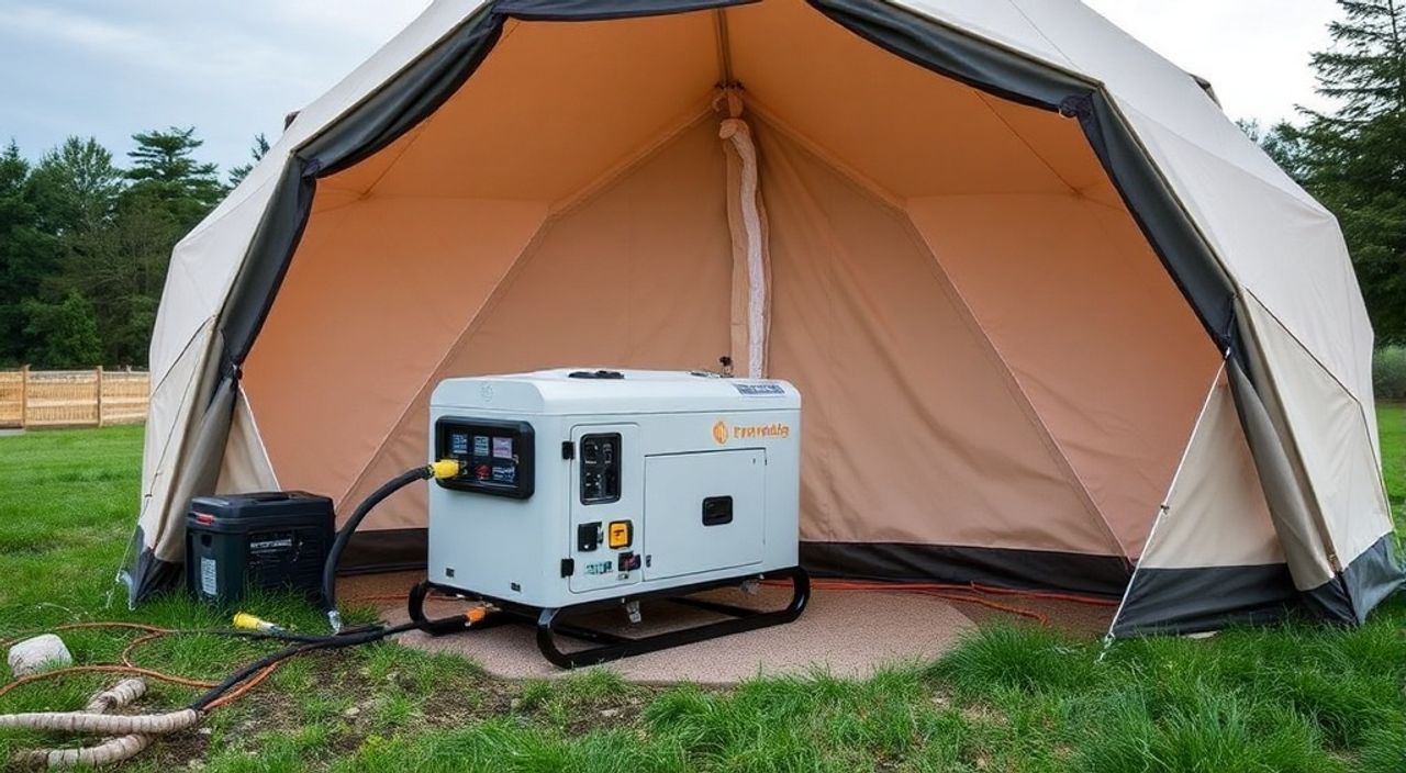 Как установить дизель-генератор в Glamping dome — 15 советов