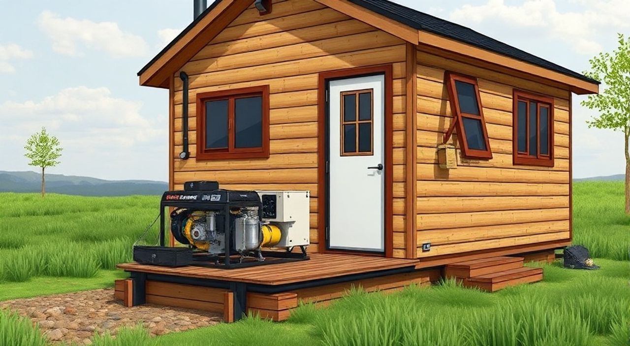 Как установить дизель-генератор в off-grid tiny-house — 10 советов