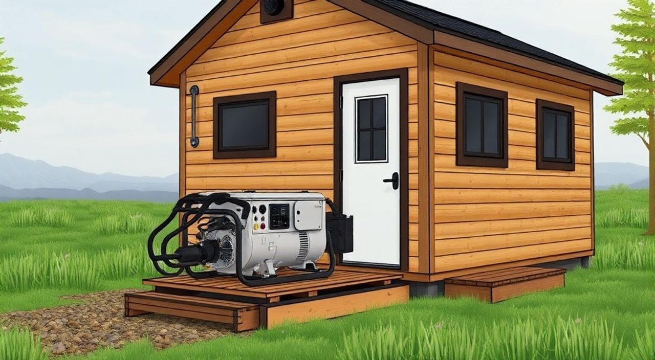 Как установить дизель-генератор в off-grid tiny-house — 5 советов
