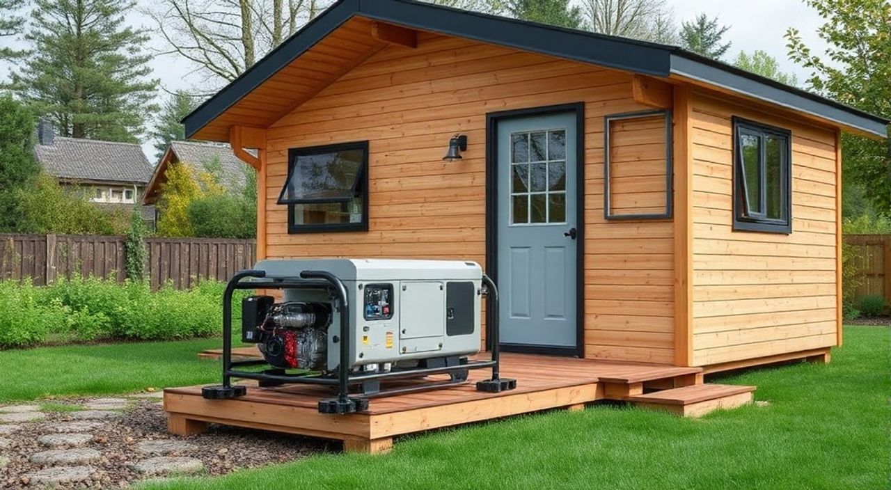 Как установить дизель-генератор в pod-house — 5 советов