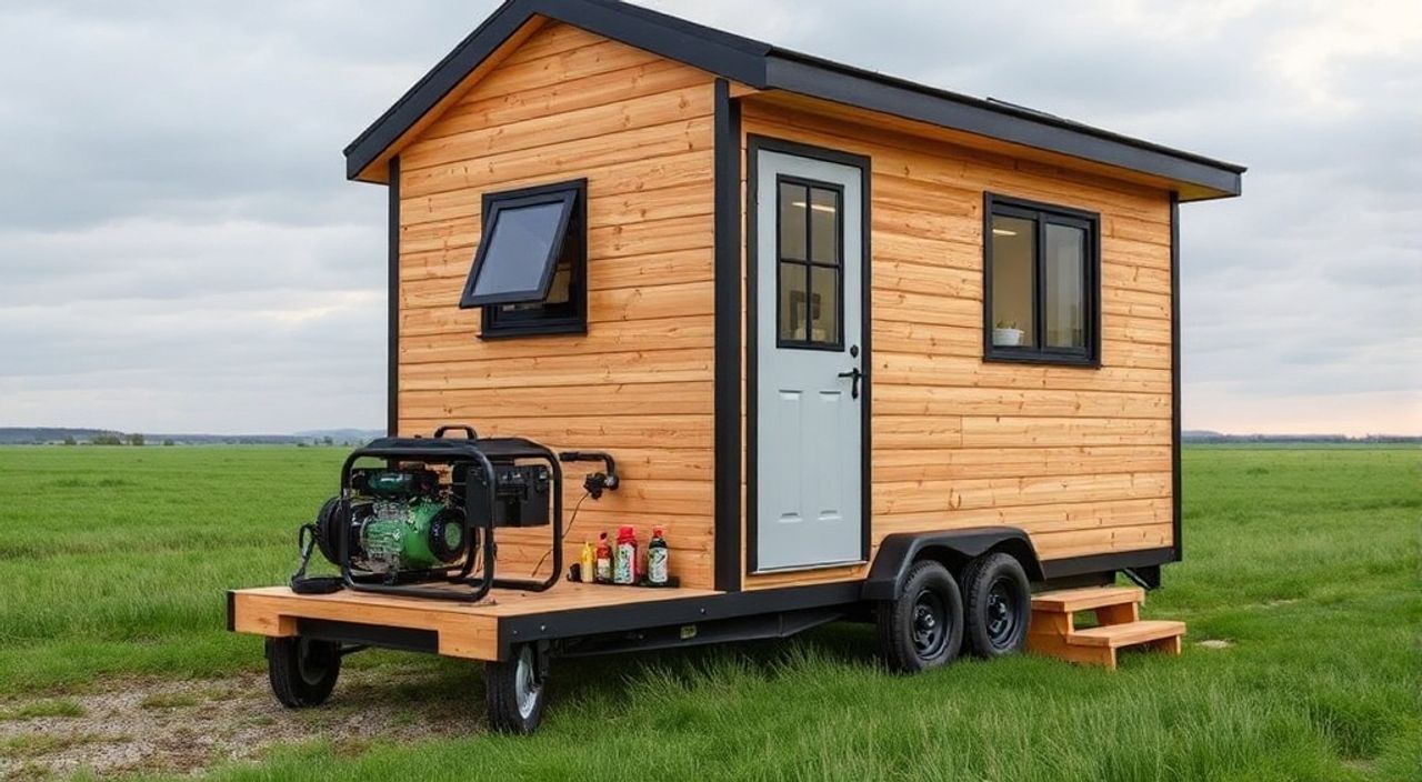 Как установить дизель-генератор в складной tiny‑house — 10 советов