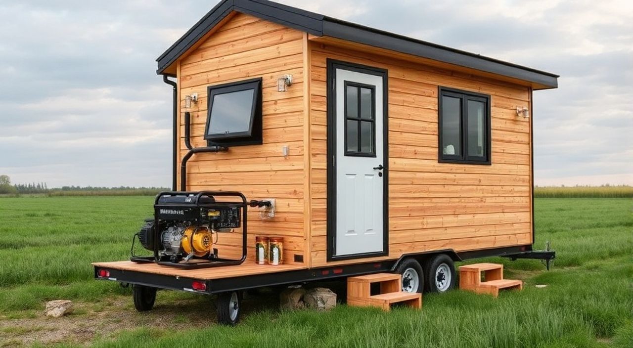 Как установить дизель-генератор в складной tiny‑house — 15 советов