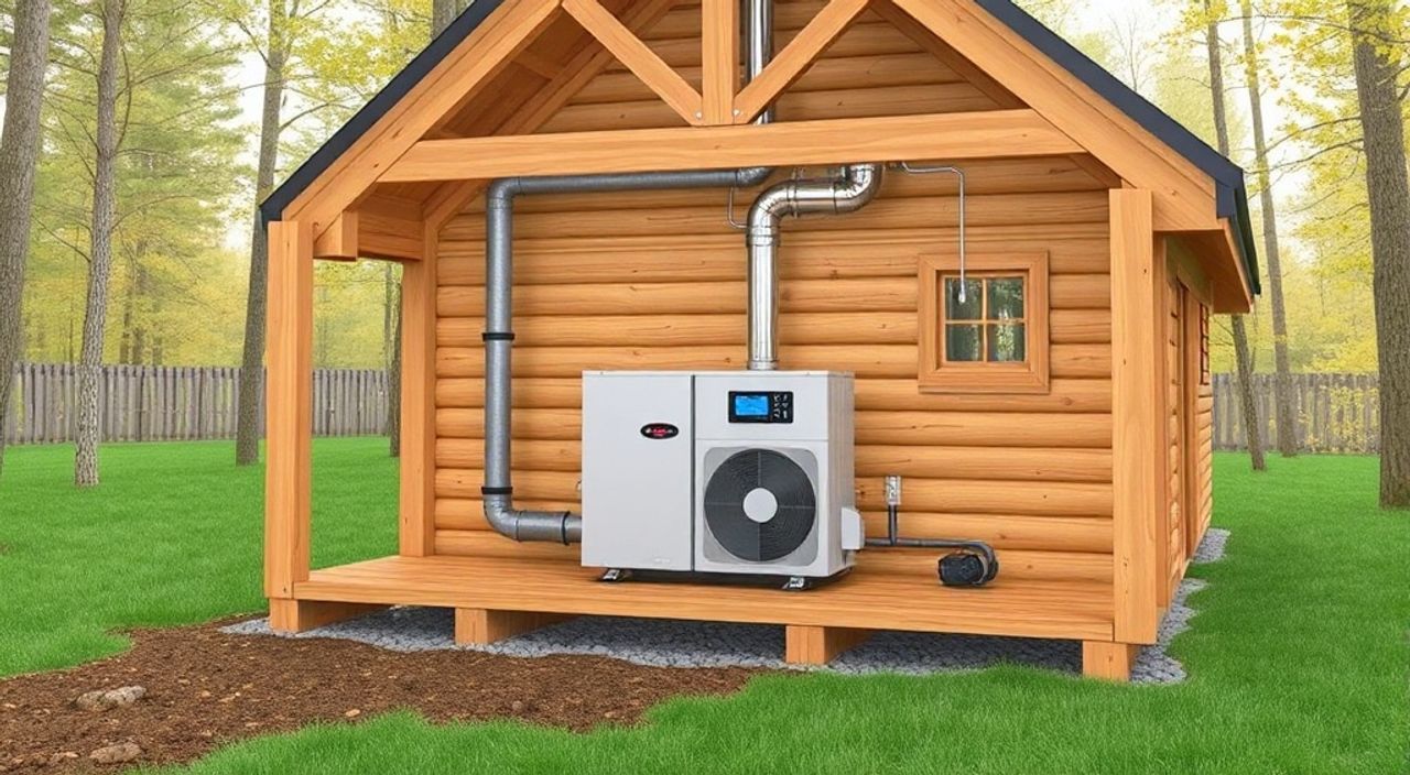 Как установить дымовой тепловой насос в A-frame мини-дом — 5 советов