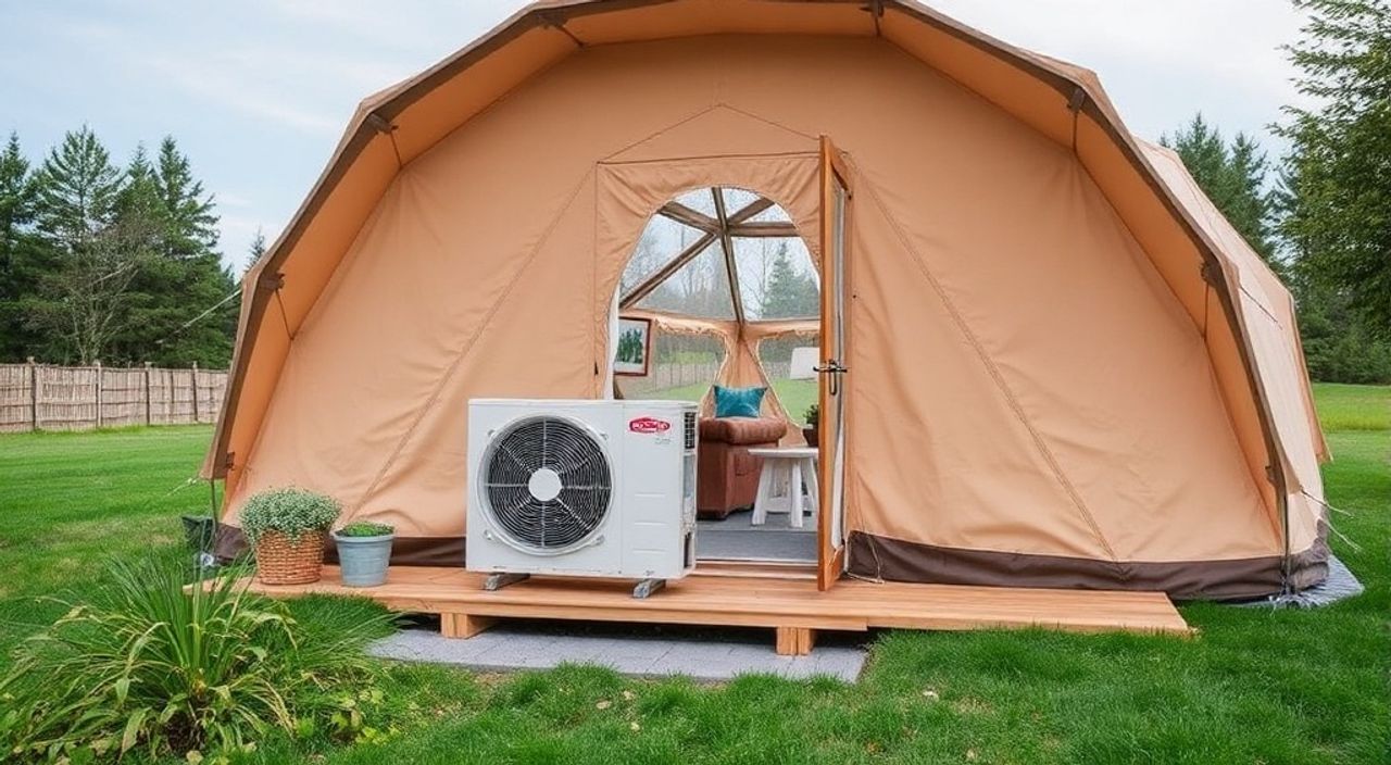 Как установить дымовой тепловой насос в Glamping dome — 10 советов