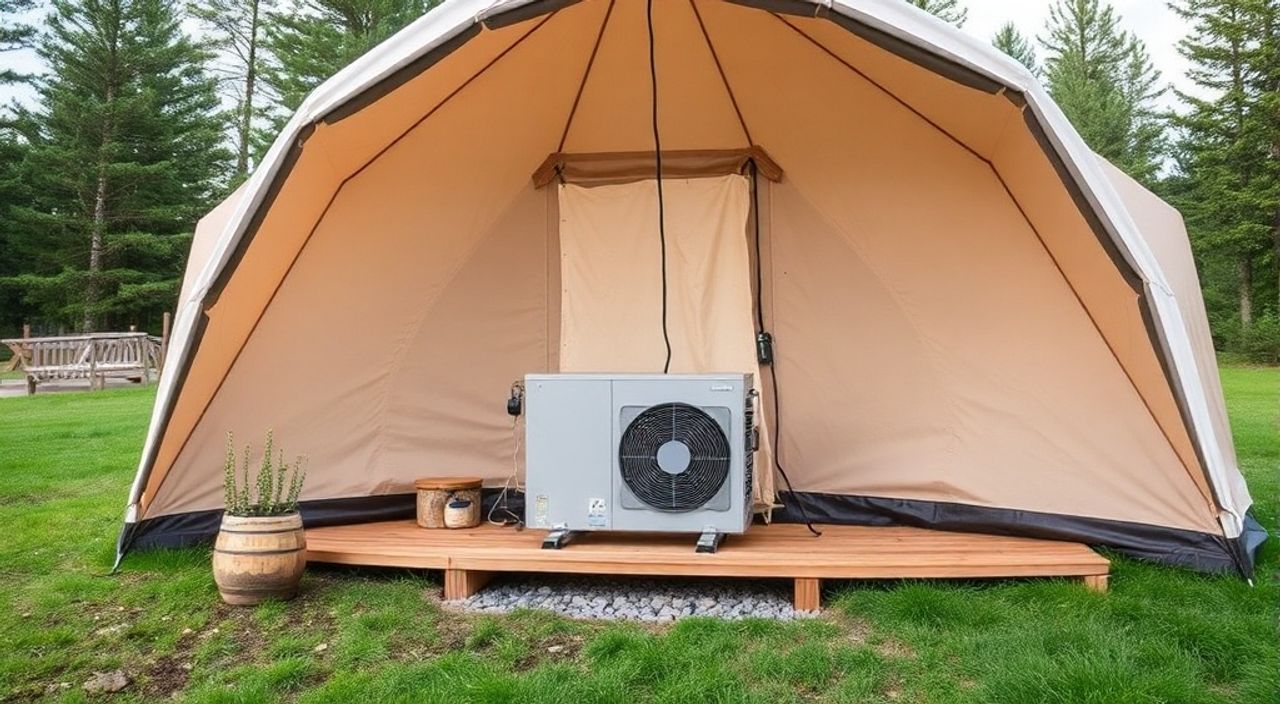Как установить дымовой тепловой насос в Glamping dome — 15 советов