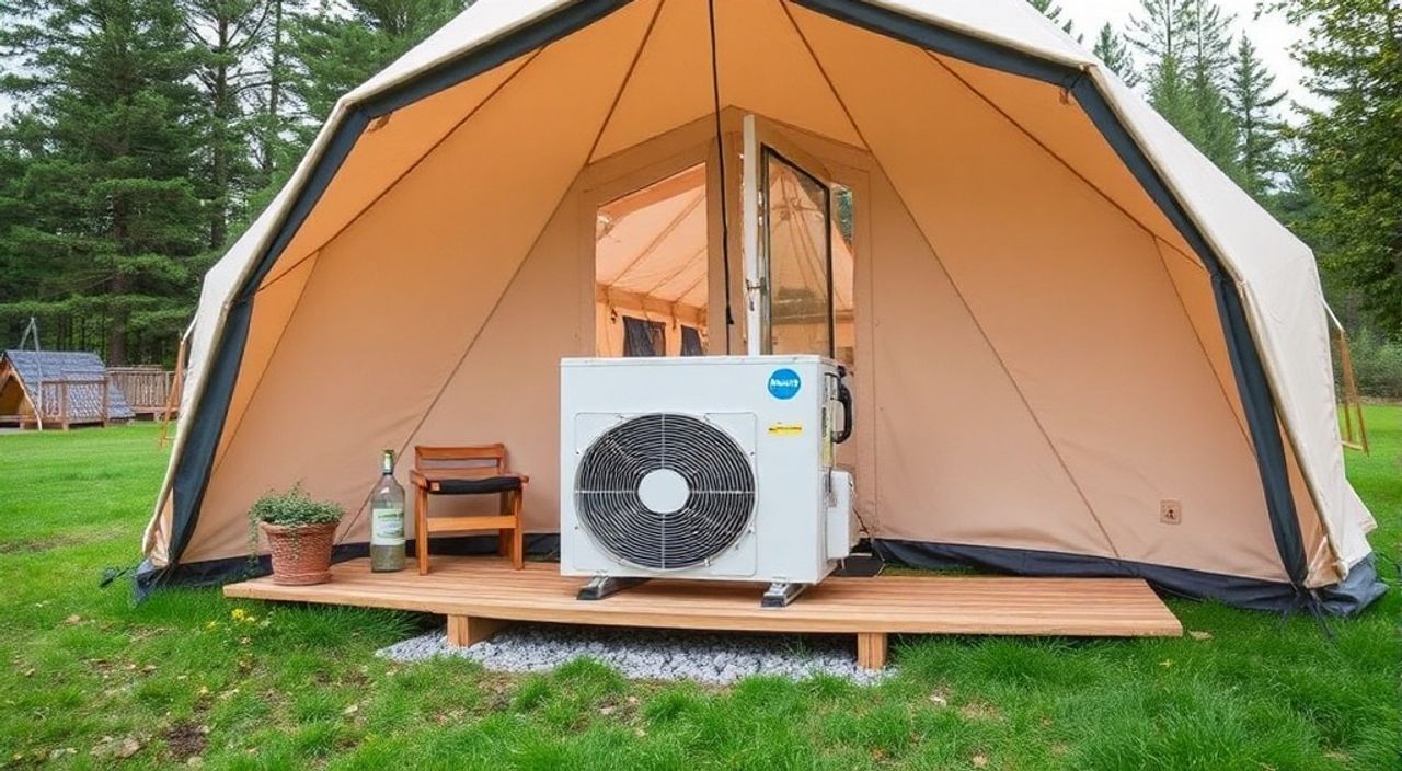 Как установить дымовой тепловой насос в Glamping dome — 5 советов