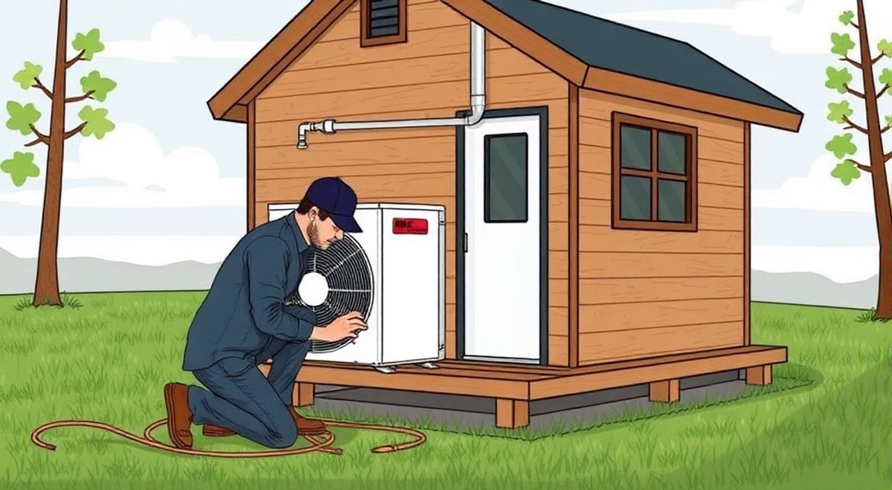 Как установить дымовой тепловой насос в off-grid tiny-house — 10 советов