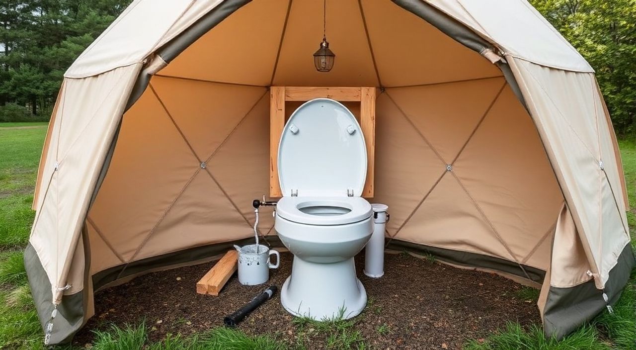 Как установить компостный унитаз в Glamping dome — 10 советов