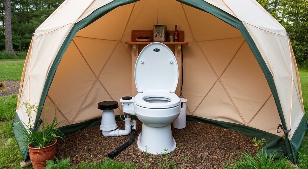 Как установить компостный унитаз в Glamping dome — 5 советов