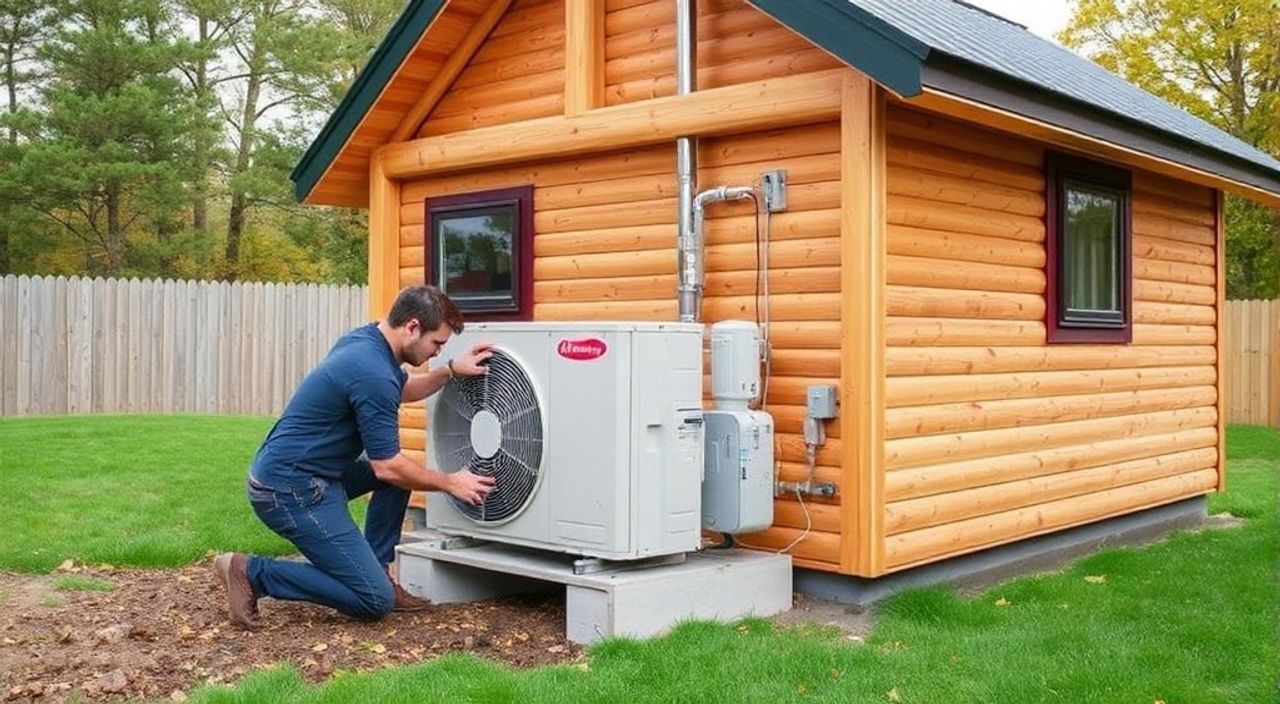 Как установить мини-тепловой насос в A-frame мини-дом — 10 советов