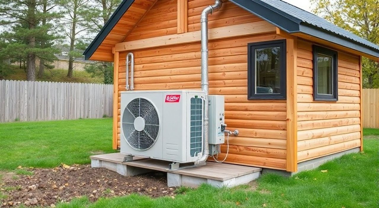 Как установить мини-тепловой насос в A-frame мини-дом — 5 советов