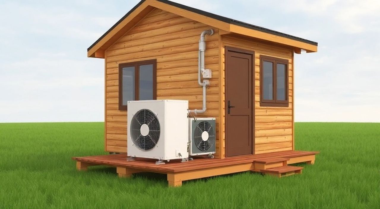 Как установить мини-тепловой насос в off-grid tiny-house — 15 советов
