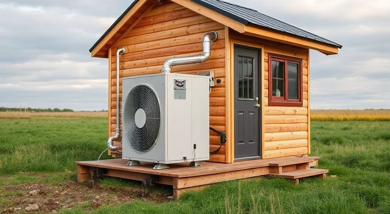 Как установить мини-тепловой насос в off-grid tiny-house — 5 советов