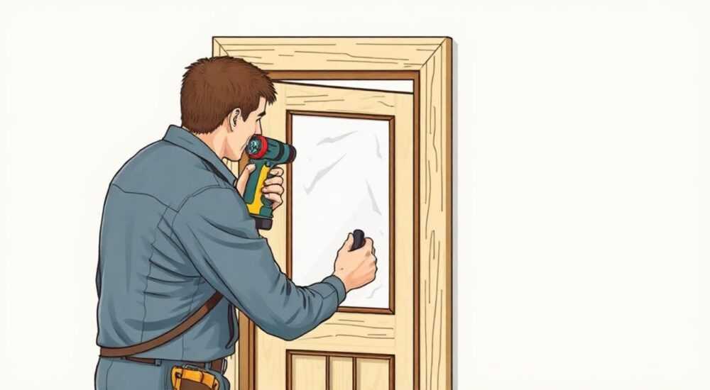 Как установить откосы на двери