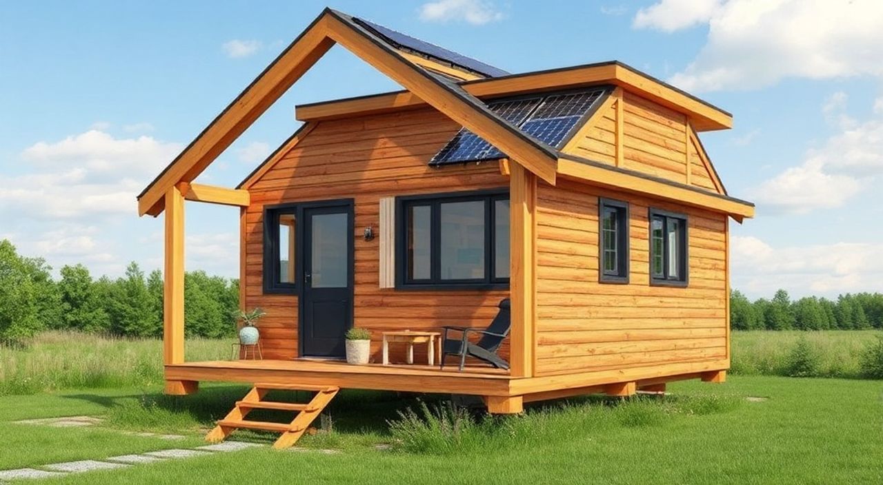 Как установить пассивный солнечный коллектор в A-frame мини-дом — 15 советов