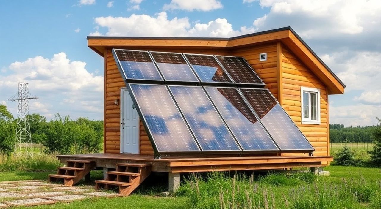Как установить пассивный солнечный коллектор в off-grid tiny-house — 10 советов