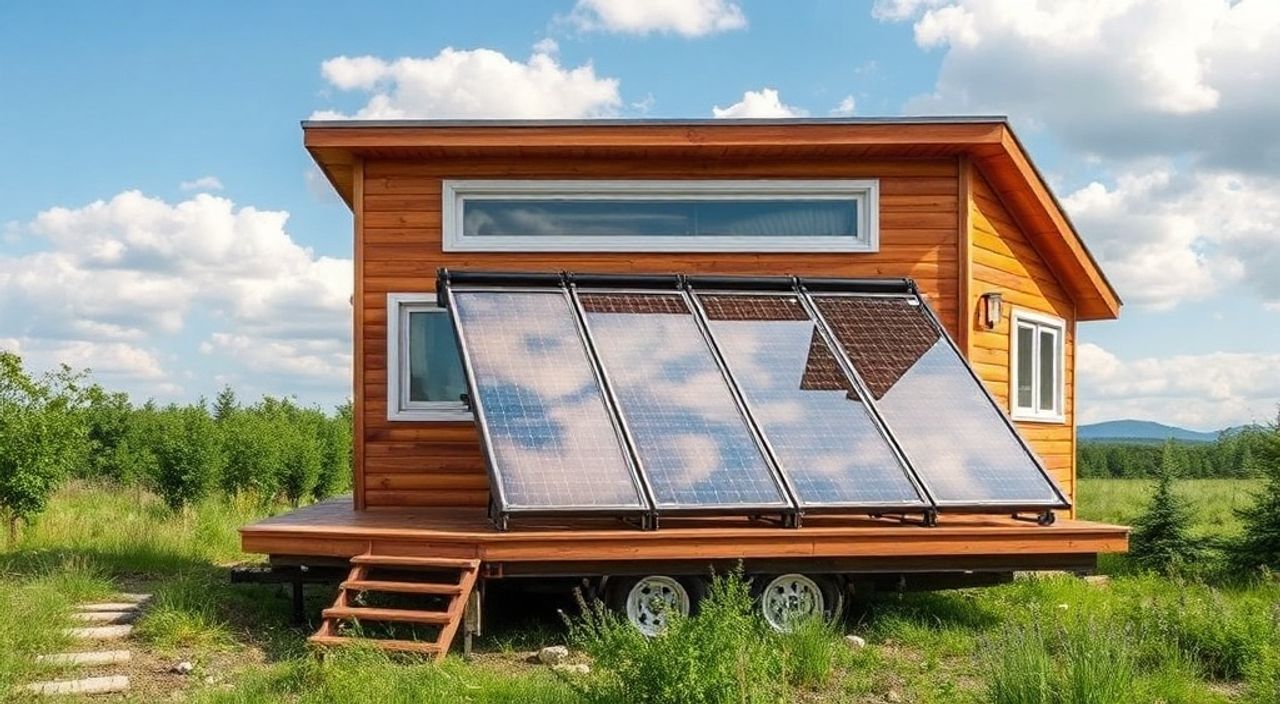 Как установить пассивный солнечный коллектор в off-grid tiny-house — 15 советов