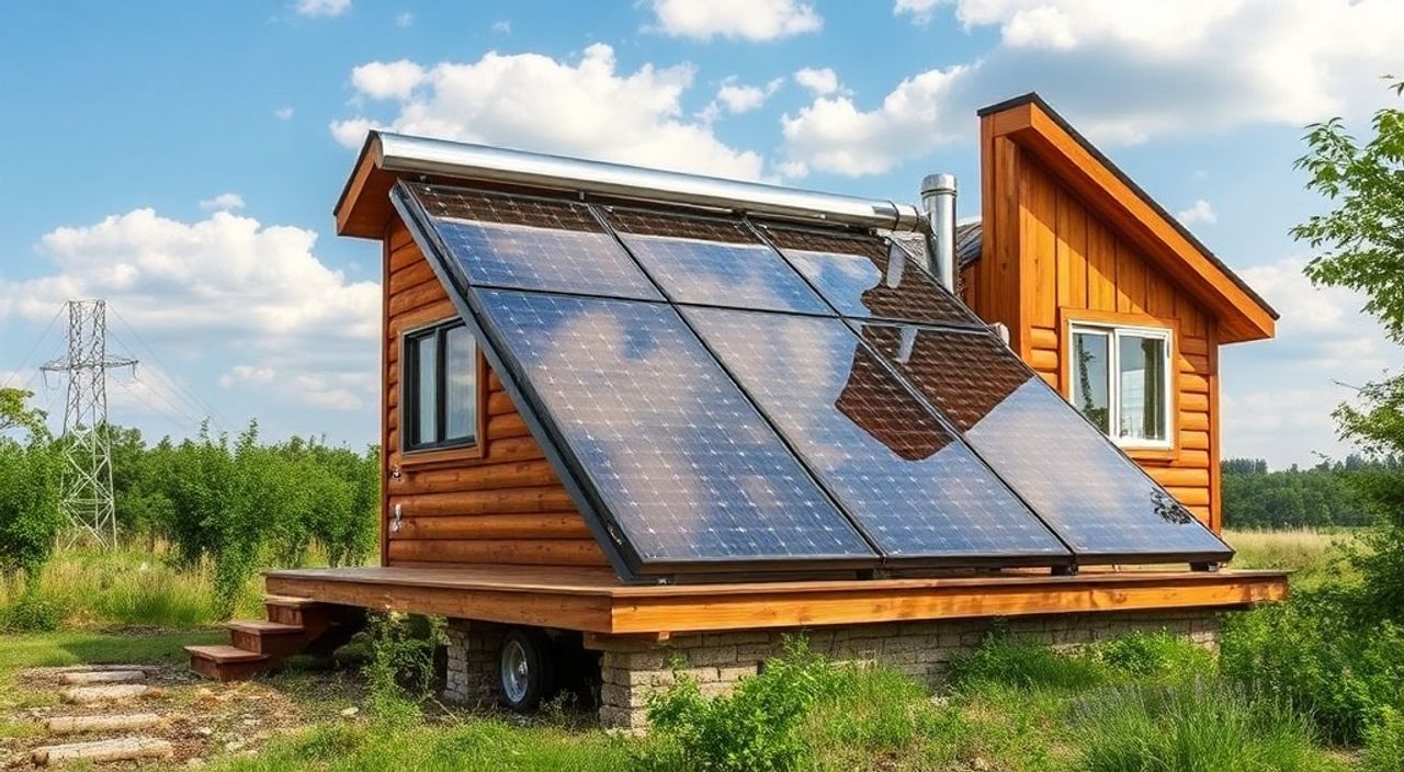 Как установить пассивный солнечный коллектор в off-grid tiny-house — 5 советов