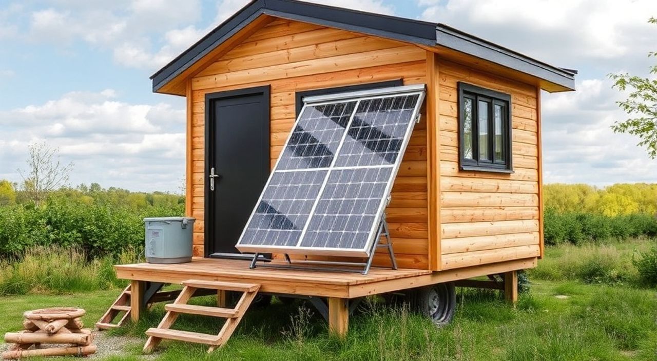 Как установить пассивный солнечный коллектор в складной tiny‑house — 5 советов