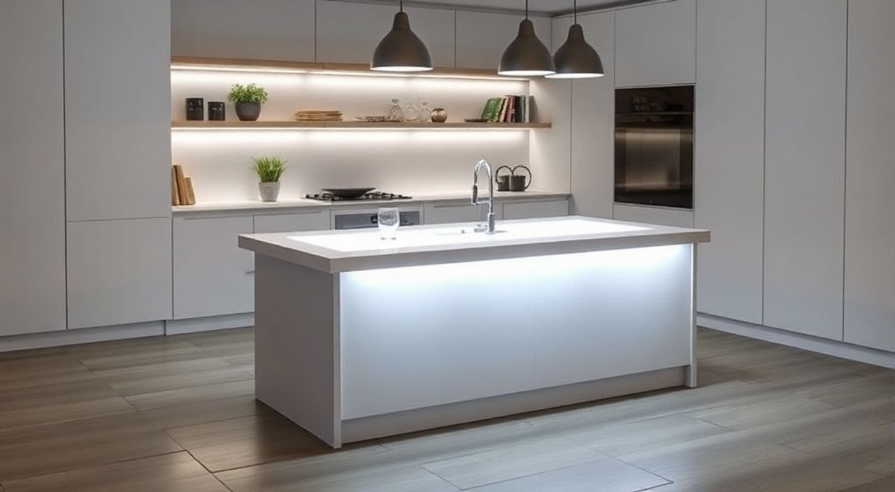 Как установить раскладного стола island с led‑подсветку touch — 5 советов