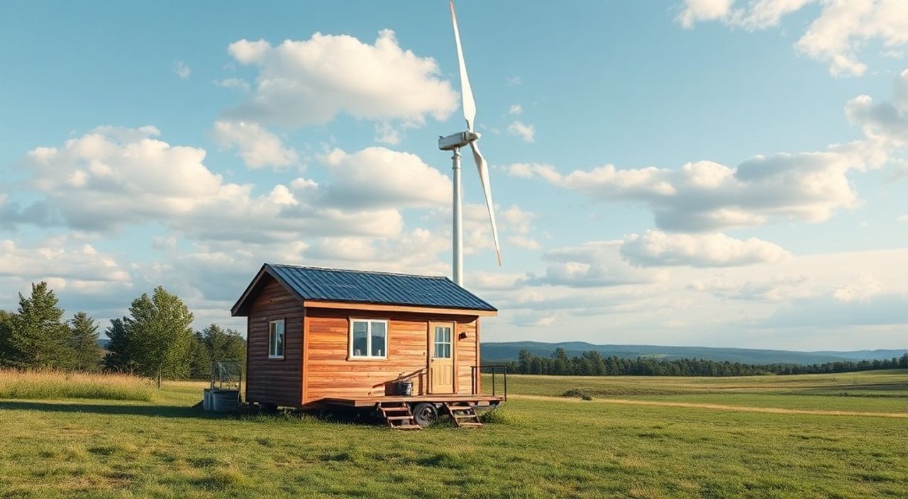 Как установить ветрогенератор в off-grid tiny-house — 10 советов