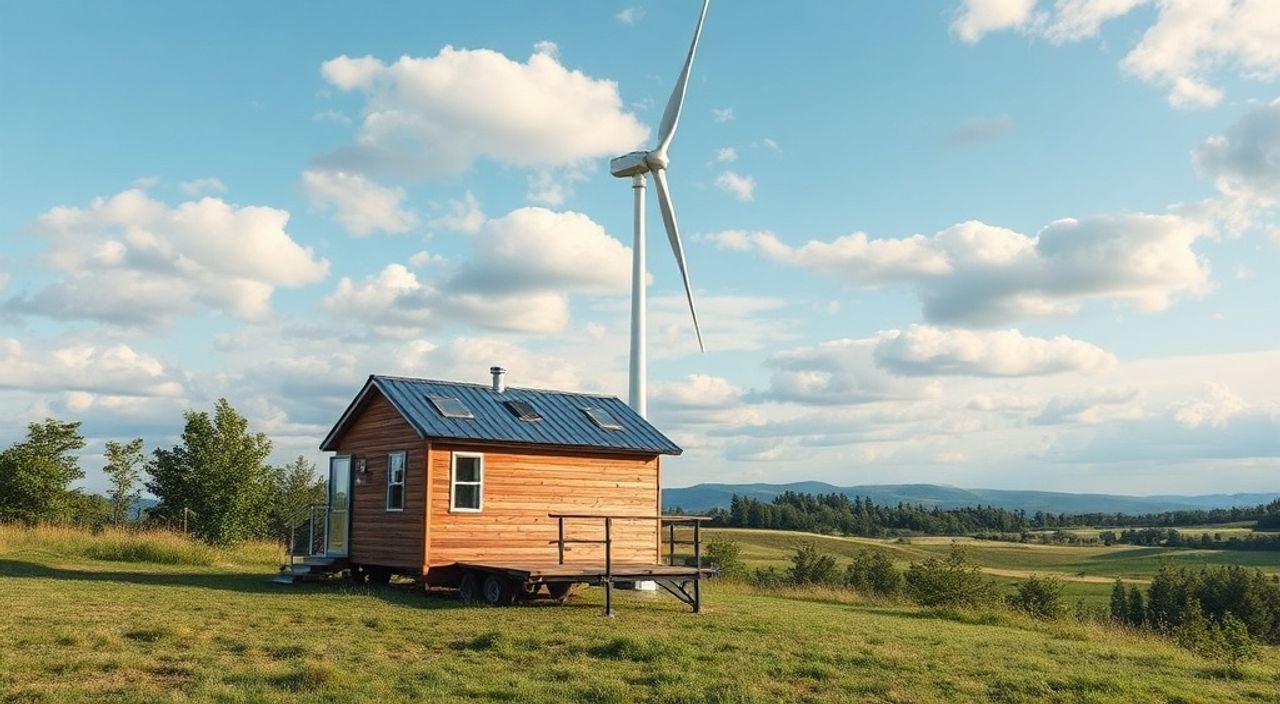 Как установить ветрогенератор в off-grid tiny-house — 5 советов