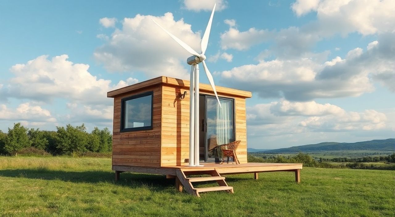 Как установить ветрогенератор в pod-house — 5 советов