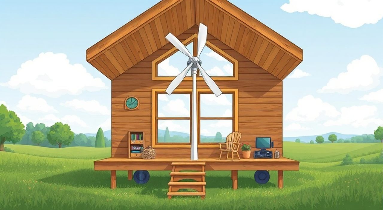 Как установить ветрогенератор в tiny-house — 10 советов