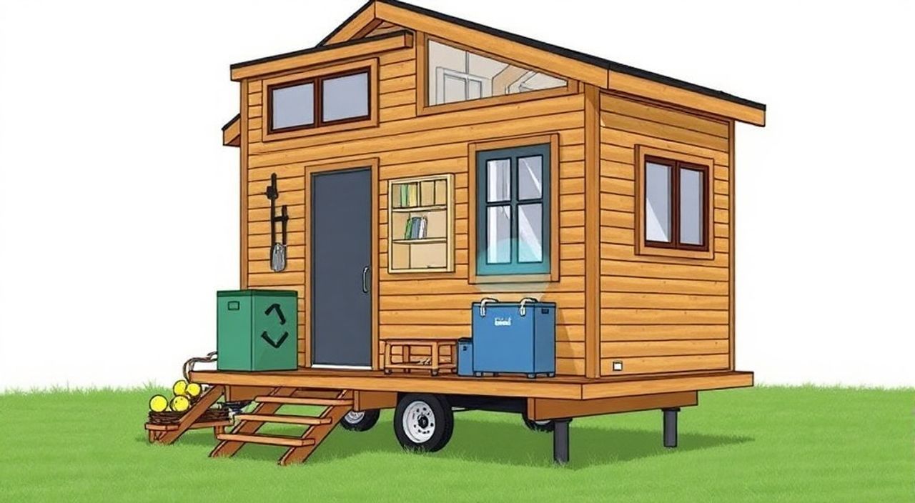 Как установить водородный аккумулятор в A-frame мини-дом — 10 советов