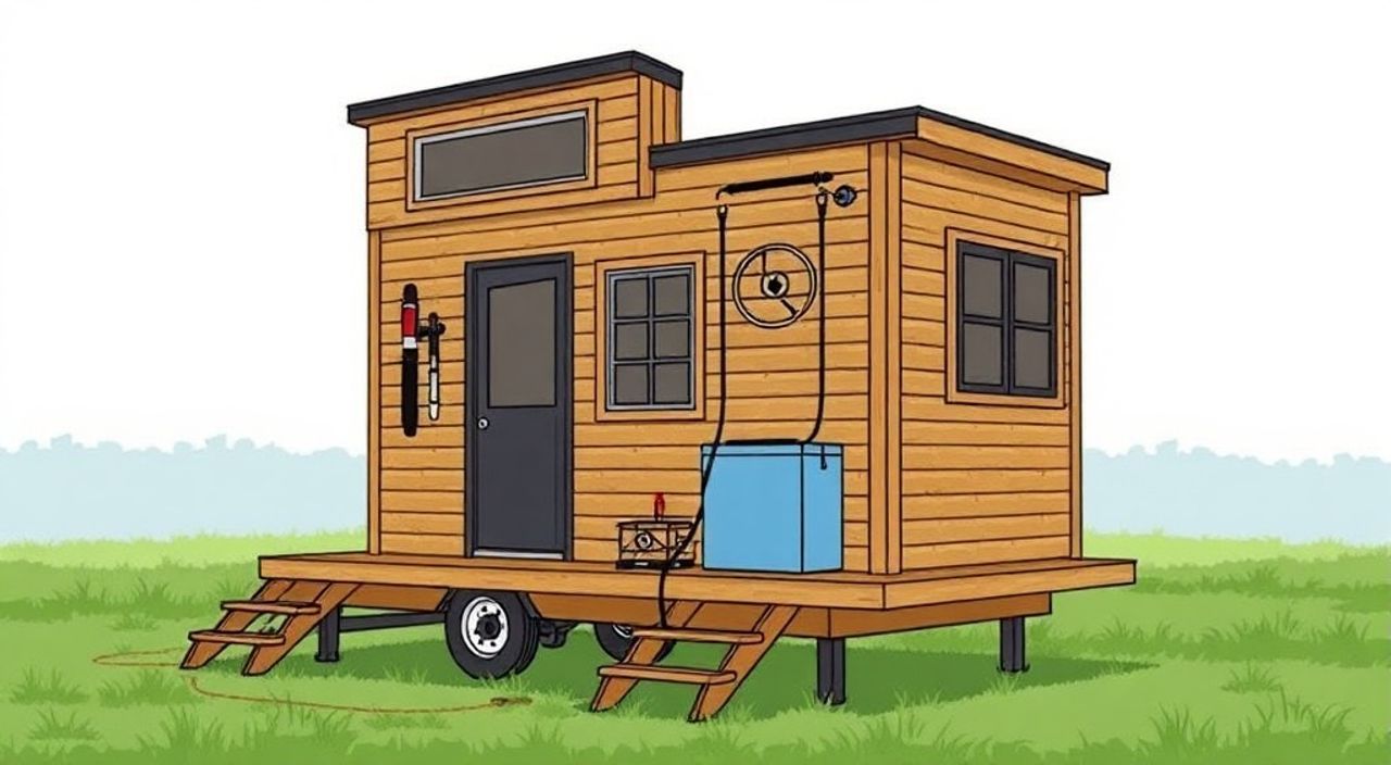 Как установить водородный аккумулятор в A-frame мини-дом — 15 советов