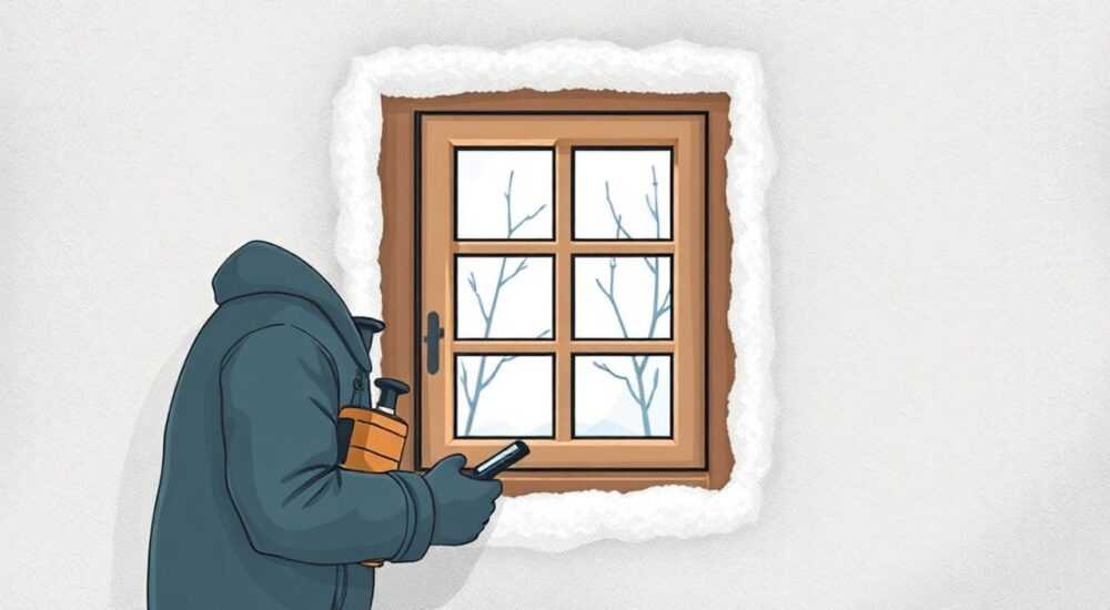 Как утеплить окно