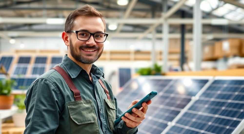 Как внедрить ESG‑практики в магазине — солнечные батареи