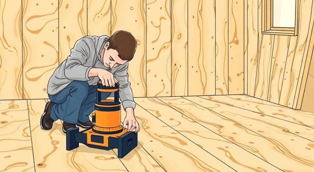 Как выровнять пол под осб