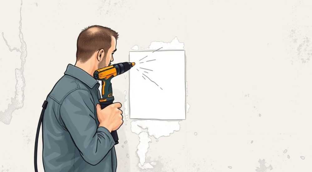 Как выставлять маяки для штукатурки стен