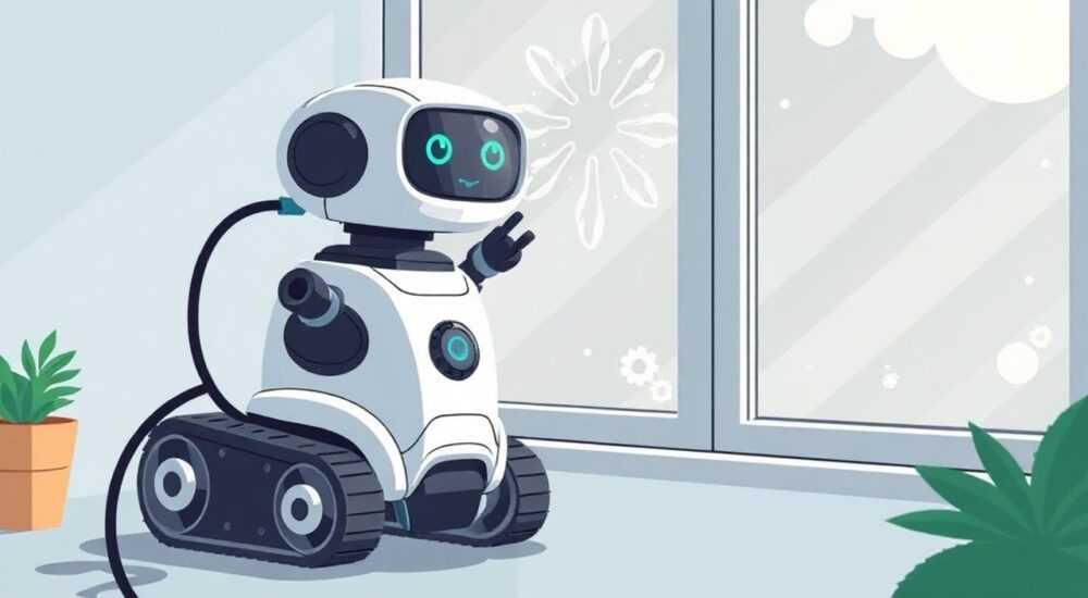 Как зарядить аккумулятор робота мойщика окон