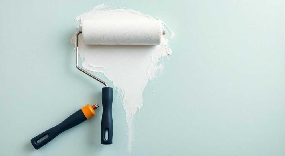 Какой валик для акриловой краски для стен