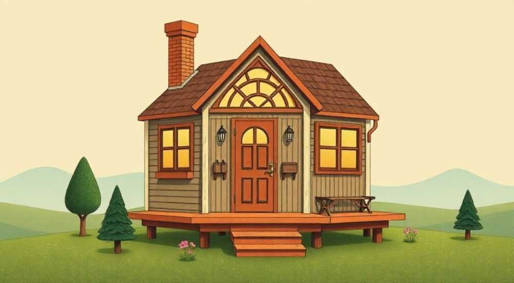 Ключевые тренды ар‑нуво tiny‑house для каркасных домов