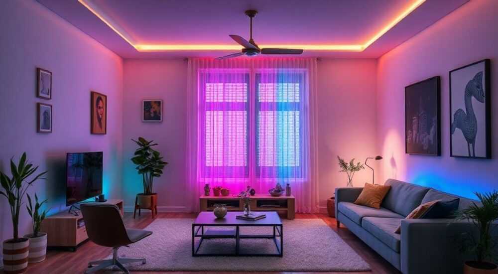 Контрольный список безопасности гостиной: RGB‑ленты