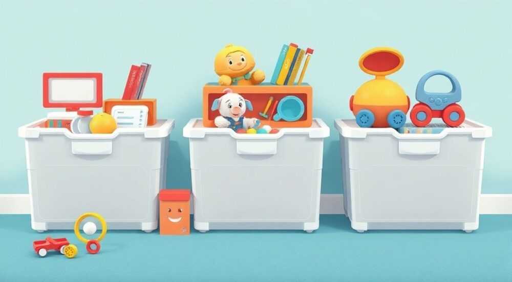 Коробки для хранения игрушек