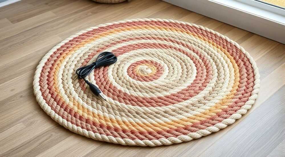 Коврик из косичек своими руками