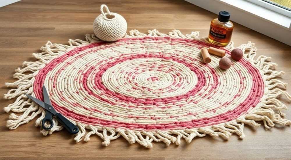 Коврик из шпагата своими руками