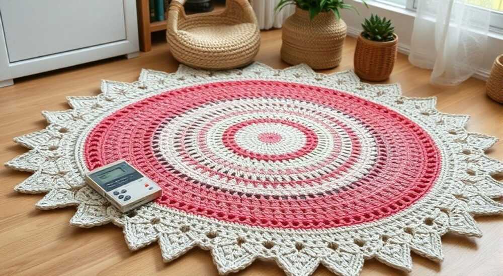 Коврики из старых вещей крючком своими руками