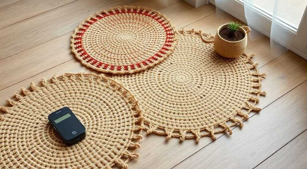Ковры из джута своими руками крючком