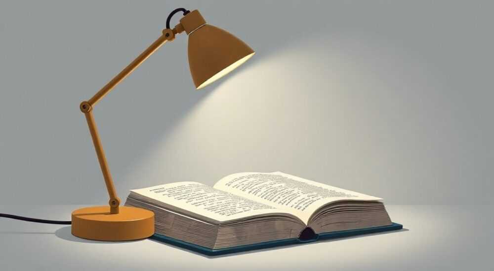 Лампа прищепка для чтения книг