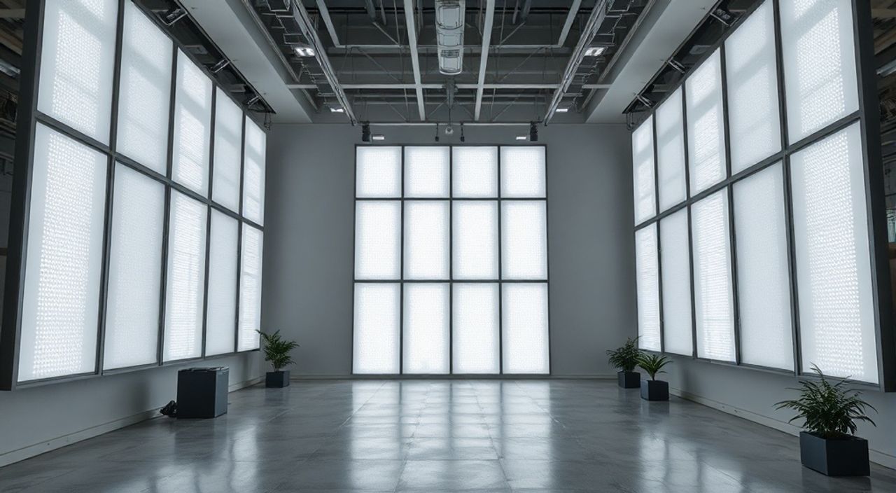 Led‑панелей улучшит детализации в архитектурной съёмки